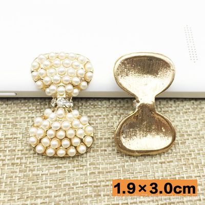 珍珠蝴蝶与金色元素的融合 韩版手工发饰DIY材料及饰品配件批发全解析